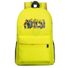 Рюкзак Персонажи Симпсонов (The Simpsons) желтый №6 Noname