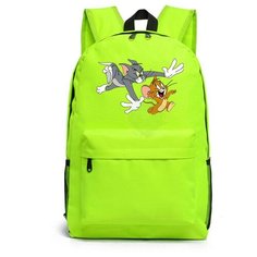 Рюкзак Том и Джерри (Tom and Jerry) зеленый №4 Noname