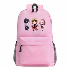 Рюкзак Наруто, Саске и Сакура розовый №3 Noname