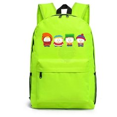 Рюкзак Малыши Стэн, Кайл, Эрик и Кенни (South Park) зеленый №8 Noname