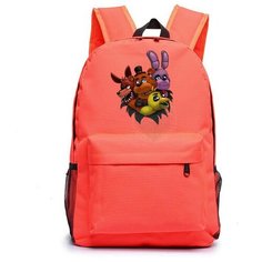 Рюкзак фнаф (Five Nights at Freddys) оранжевый №7 Noname