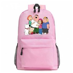 Рюкзак Гриффины (Family Guy) розовый №1 Noname
