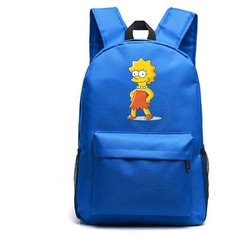 Рюкзак Лиза Симпсон (The Simpsons) синий №4 Noname