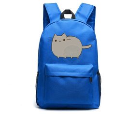 Рюкзак Кот Пушин синий №4 Noname
