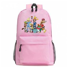 Рюкзак Персонажи вселенной Покемон (Pokemon) розовый №6 Noname