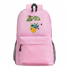 Рюкзак Фин и Джейк розовый №2 Noname