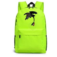 Рюкзак Иккинг и Беззубик зеленый №2 Noname