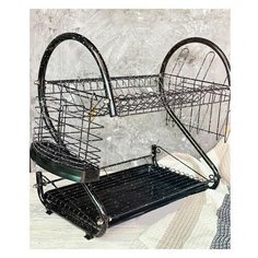 Сушилка для посуды (черная) Edenberg