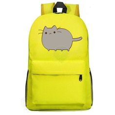 Рюкзак Кот Пушин желтый №4 Noname