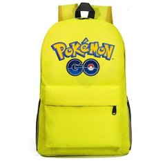 Рюкзак с логотипом Покемон (Pokemon) желтый №1 Noname