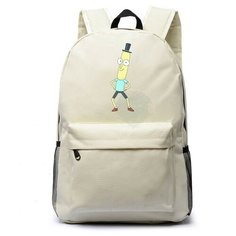 Рюкзак Рик и Морти белый №7 Noname