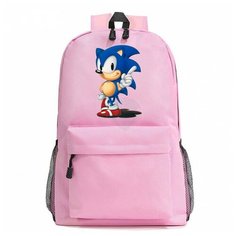 Рюкзак Соник (Sonic) розовый №3 Noname