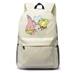 Рюкзак Патрик и Губка Боб (Sponge Bob) белый №2 Noname