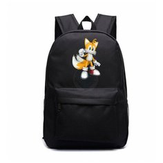 Рюкзак Соник (Sonic) черный №1 Noname