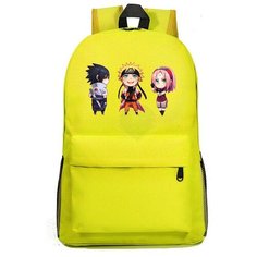 Рюкзак Наруто, Саске и Сакура желтый №3 Noname