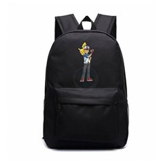 Рюкзак Эш и Пикачу (Pokemon) черный №5 Noname