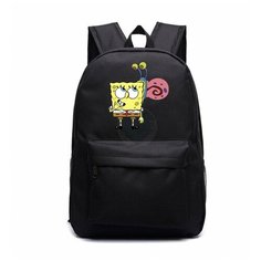 Рюкзак Губка Боб и Гэри (Sponge Bob) черный №5 Noname