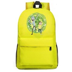 Рюкзак Рик и Морти желтый №6 Noname
