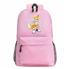 Рюкзак Соник (Sonic) розовый №1 Noname