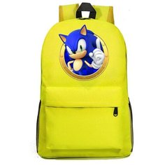 Рюкзак Ёж Соник (Sonic) желтый №4 Noname