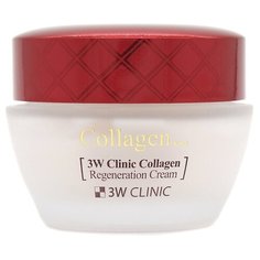 3W Clinic / Восстанавливающий крем для лица с коллагеном Collagen Regeneration Cream, 60 мл / Корейская косметика