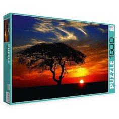 Пазл Фрея 1500 деталей: Закат в саванне