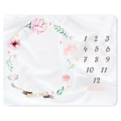 Многоразовая пеленка Forest kids из хлопка 100x120, flowers