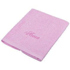 Полотенце махровое SANTALINO анна 50*90 см, розовое, 100% хлопок (850-111-3)