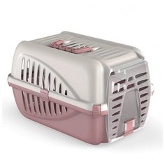 Переноска для животных 50x33x31см розовая Georplast