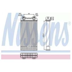 NISSENS 73331 NS73331_радиатор печки\ Opel Vivaro, Renault Trafic all 01