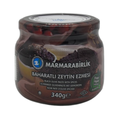 Паста из черных оливок со специями MARMARABIRLIK, 340 гр