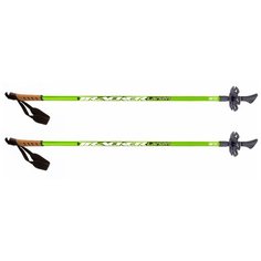 Палки д/скандинавской ходьбы Larsen Tracker 90-135см лайм