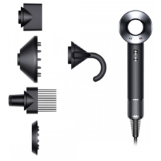 Фен Dyson Supersonic HD07, черный/серебристый