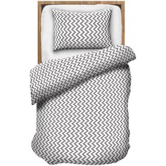 Простыня AmaroBaby 150х210 (Зигзаг серый)