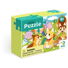 Пазл для мальчиков и девочек мини "Щенята на полянке" 35 элементов Vladi Toys