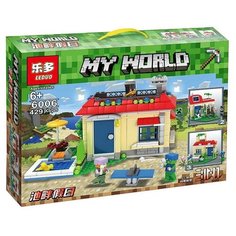 Конструктор Leduo My World 6006 Пляжный домик 3 в 1
