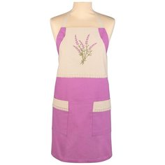 Фартук Santalino Lavender, 100% х/б, лиловый\бежевый (850-605-32)