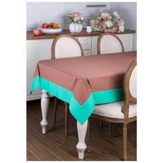 Скатерть Santalino Nature, 140х180 см, 100% х/б, кофейный (850-603-93)