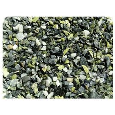 Грунт для аквариума Минерал-Арт-Дизайн Галька полуокатанная изумрудная, 4-6 мм, 5 кг