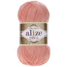 Пряжа Alize Diva, 100 % акрил, 100 г, 350 м, 5 шт., 145 светлая пудра