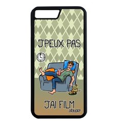 Противоударный чехол на смартфон // iPhone 7 Plus // "Не могу - у меня фильм!" Кино Манга, Utaupia, зеленый