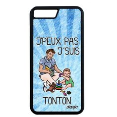 Красивый чехол на смартфон // iPhone 7 Plus // "Не могу - стал дядей!" Картинка Принт, Utaupia, голубой