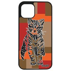 Чехол на смартфон iPhone 12, "Кот" Маленький Котенок Utaupia