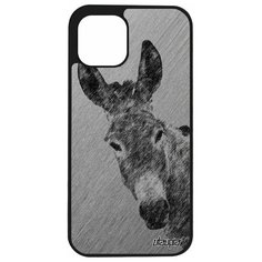 Чехол на смартфон iPhone 12 pro, "Осел" Животное Ослица Utaupia