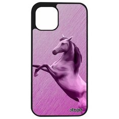 Чехол на смартфон iPhone 12 pro, "Лошадь" Дикая Конь Utaupia