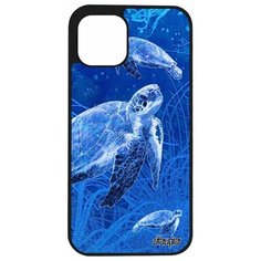Чехол на смартфон iPhone 12 pro, "Черепаха" Наземная Большая Utaupia
