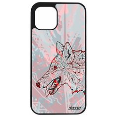 Чехол на смартфон iPhone 12 pro, "Волк" Злой Зверь Utaupia