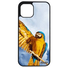 Новый чехол на смартфон // iPhone 12 Mini // "Попугай" Ара Какаду, Utaupia, голубой