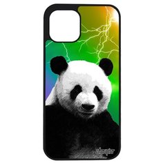 Простой чехол на смартфон // iPhone 12 Pro Max // "Большая панда" Китайский Panda, Utaupia, цветной
