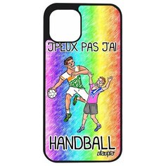 Чехол на смартфон Apple iPhone 12, "Не могу - у меня гандбол!" Спорт Шутка Utaupia